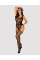 Бодистокинг Obsessive Bodystocking G324 S/M/L black, силуэтный рисунок, Obsessive (Польща) - IntimLand