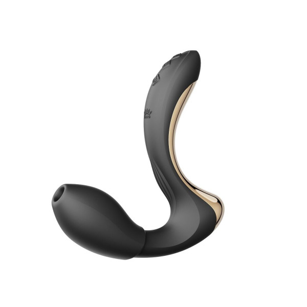 Вибратор-пульсатор с вакуумной насадкой Zalo – Talis G-Spot PulseWave Vibrator Obsidian Black, Zalo (США) - IntimLand