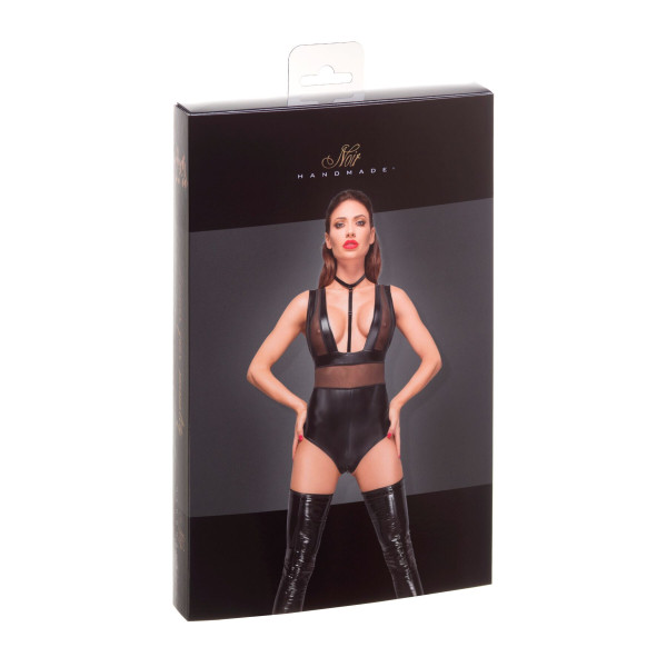 Боди Noir Handmade F183 Powerwetlook body - M, Noir Handmade (Польща) - IntimLand