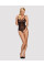 Кружевное боди с доступом Obsessive 818-TED-1 teddy XS/S, черное