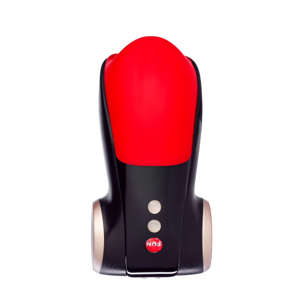 Мастурбатор для головки пениса Fun Factory COBRA LIBRE II black/red, 2 мотора, игра без рук, Fun Factory (Німеччина) - IntimLand