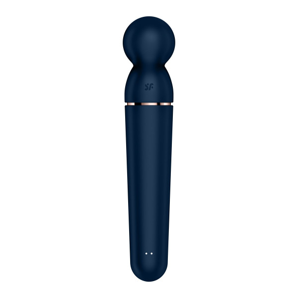 Вибромассажер Satisfyer Planet Wand-er Blue/Rosegold, очень мощный, беспроводной, Satisfyer (Германия) - IntimLand