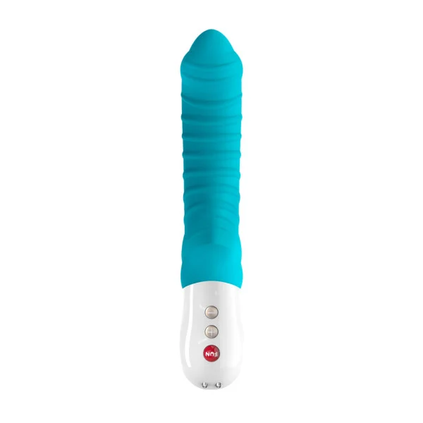 Вибратор для точки G Fun Factory TIGER petrol, ребристый, подходит для анальной стимуляции, Fun Factory (Германия) - IntimLand