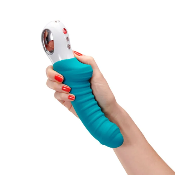 Вибратор для точки G Fun Factory TIGER petrol, ребристый, подходит для анальной стимуляции, Fun Factory (Германия) - IntimLand